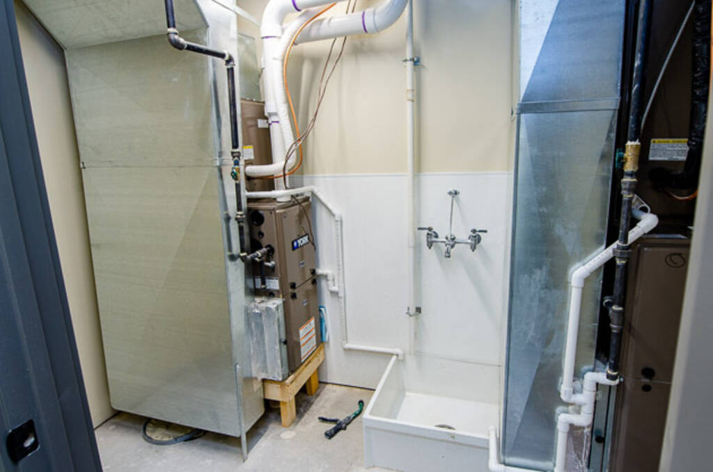 Suite C Water Heater and Electrical Room 