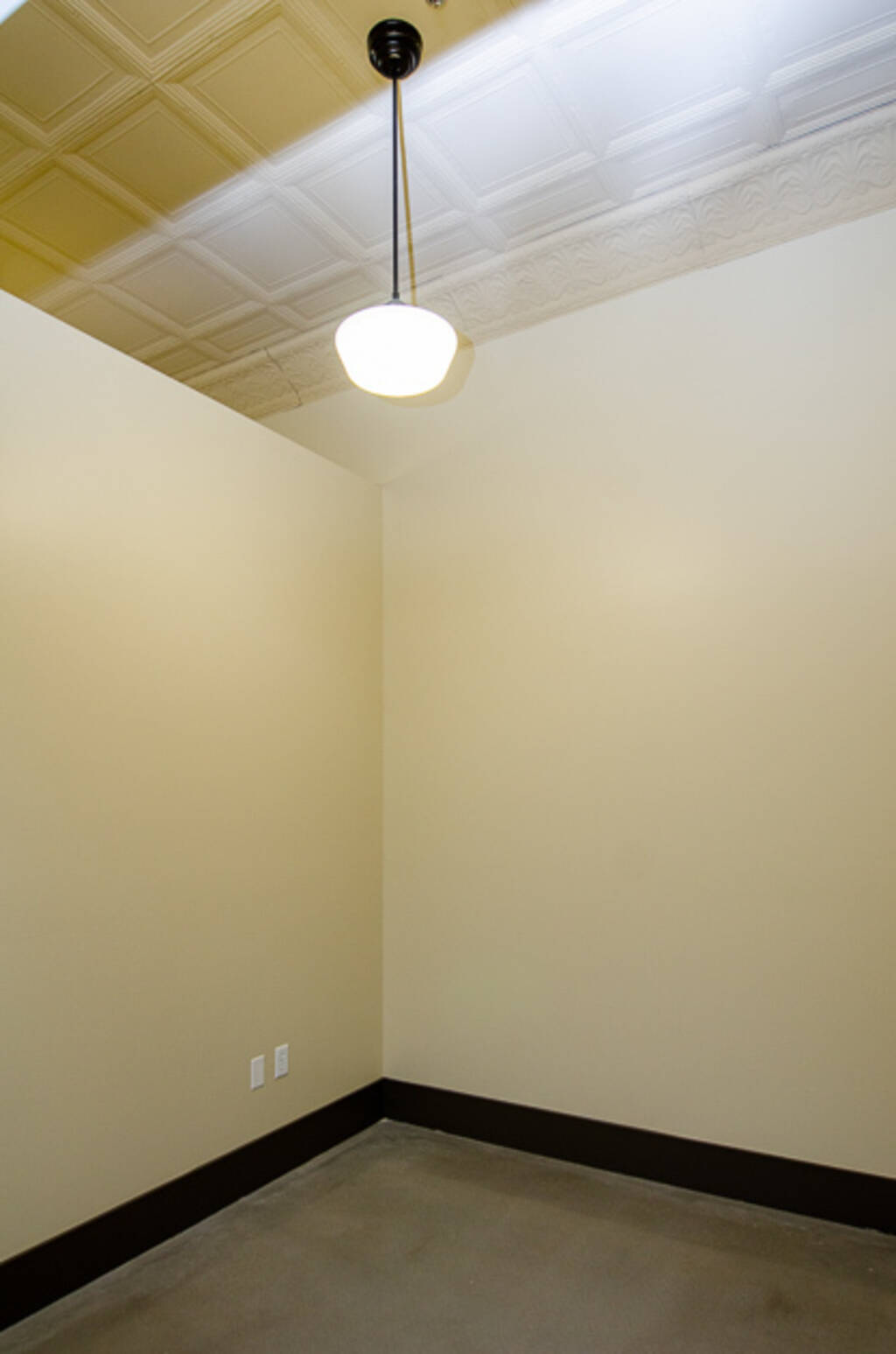 Suite C View of Hanging Light Fixture 