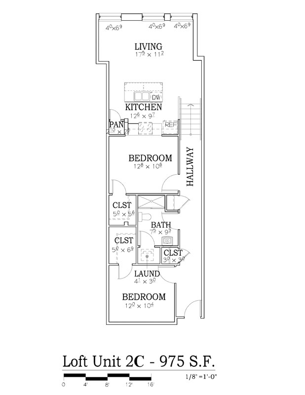 Loft 2C Floor Plan