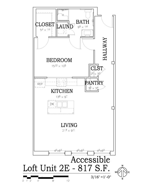 Loft 2E Floor Plan