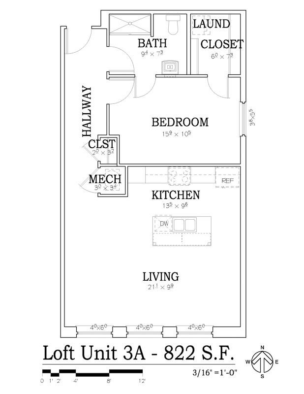 Loft 3A Floor Plan