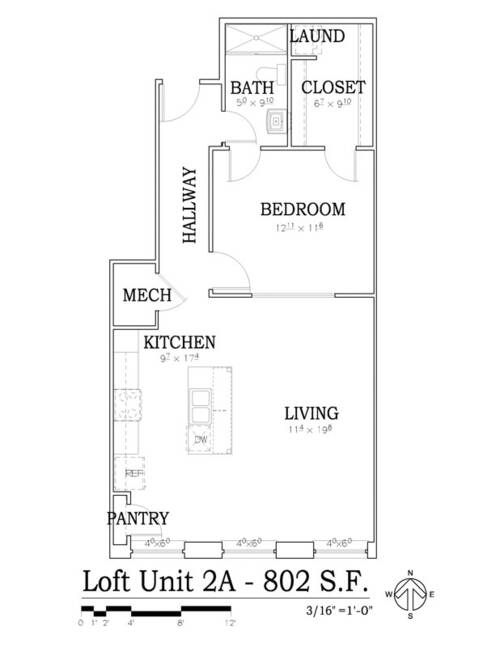 Loft 2A Floor Plan
