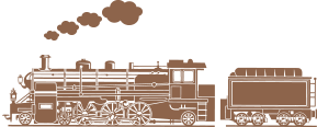 Smaller Golden Train Illustration